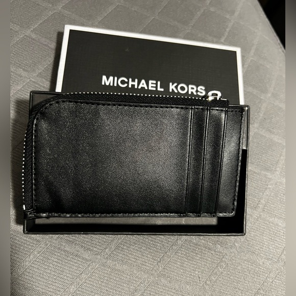 MICHAEL KORS Men's Leather Zip Wallet/black - Picture 9 of 9
